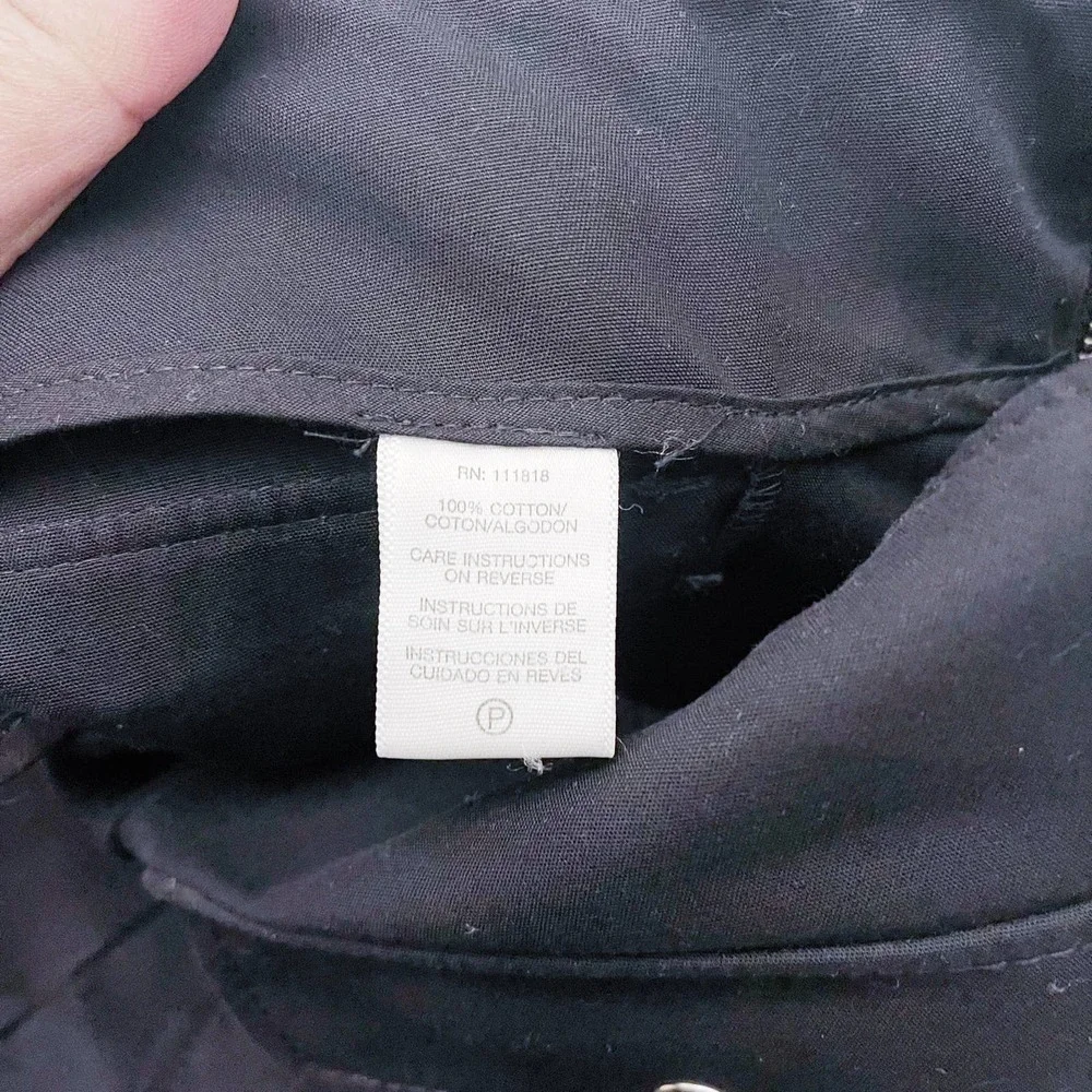 Michael Kors Black Zippered Front Pencil Skirt SZ6